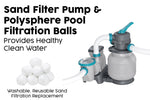 Bestway APX 365 sand filter pump and Polysphere filtration balls