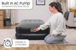 Bestway 75" x 38" x 18" TriTech Air Mattress Twin with Built-in AC Pump