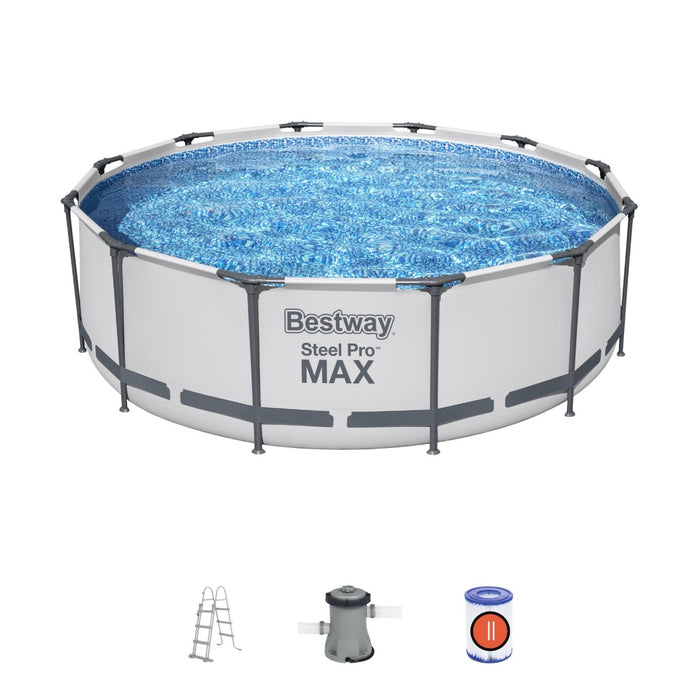 Bestway 12' x 39.5" Steel Pro Frame Pool Set above ground pool