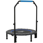 HOMCOM 40" Foldable Mini Fitness Trampoline - Black