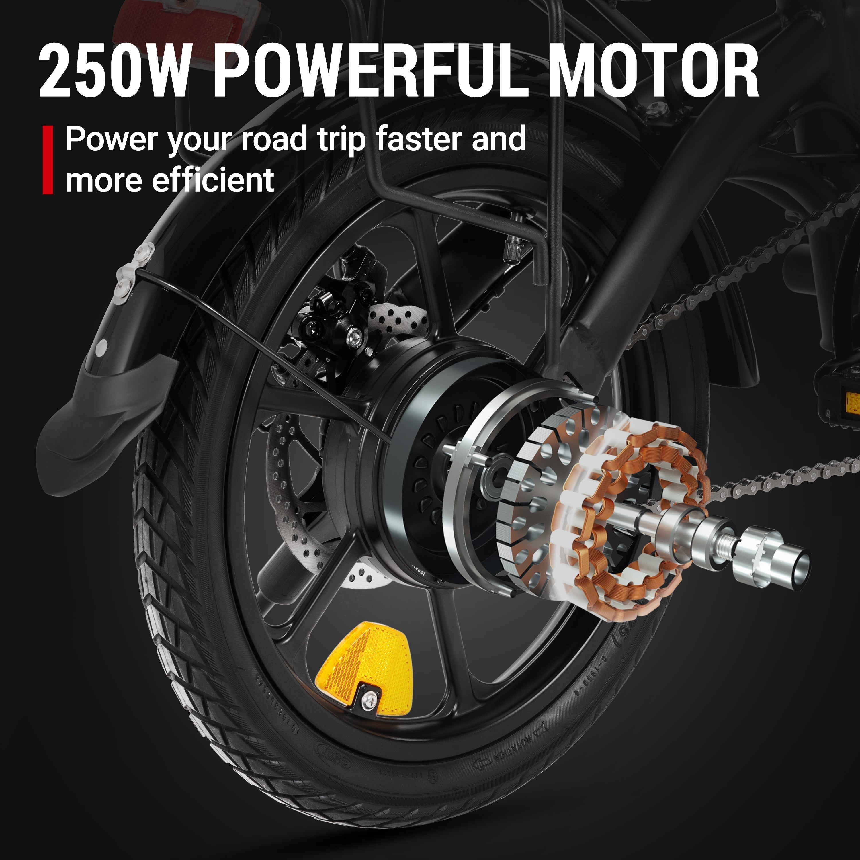 DYU A1F PRO 16" Folding Electric Bike 250W 36V 7.5Ah