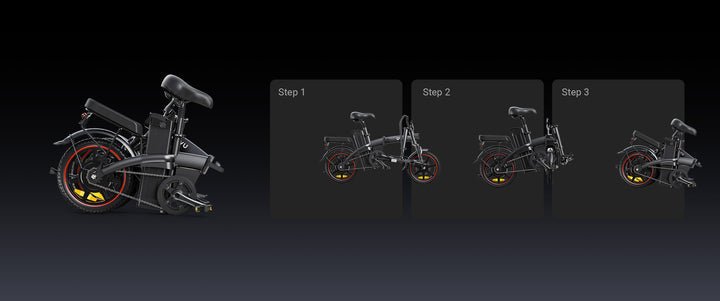 DYU A5 14" Foldable Electric Bike 250W 48V 7.5Ah
