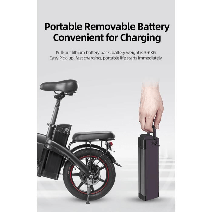 DYU A5 14" Foldable Electric Bike 250W 48V 7.5Ah