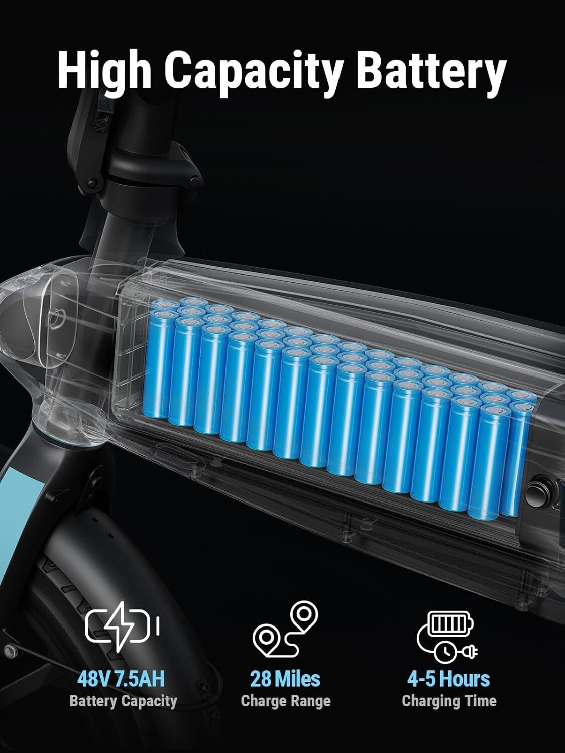 DYU C2 16" Foldable Electric Bike 250W 48V 7.5Ah