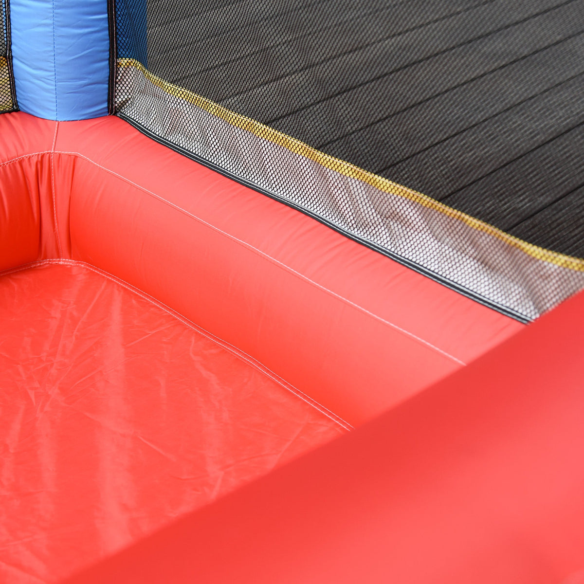 Outsunny Kids Bouncy Castle with Pool & Basket
