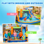 AIYAPLAY Shark Bounce House with Slide
