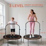 SPORTNOW 40" Foldable Fitness Trampoline - Green