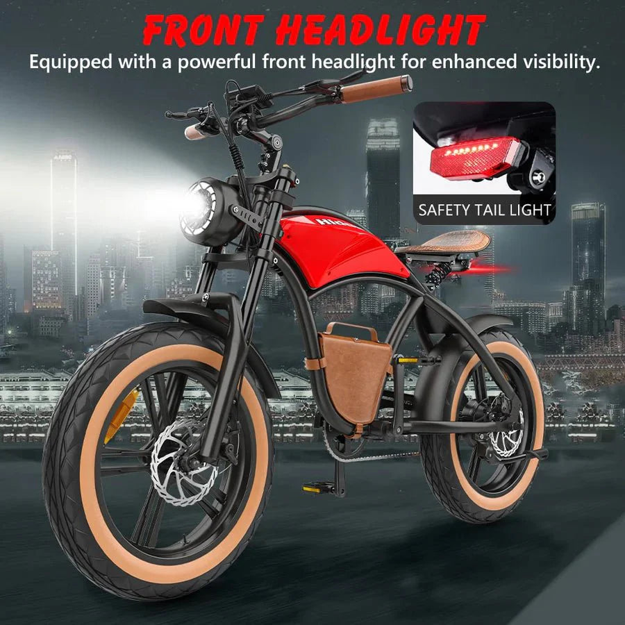 Hidoes B10 20" Fat Tire Electric Bike 1000W 48V 12.5Ah