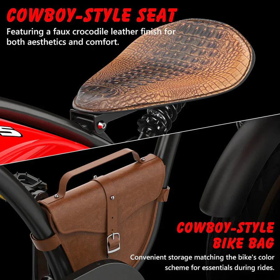 Hidoes B10 20" Fat Tire Electric Bike 1000W 48V 12.5Ah