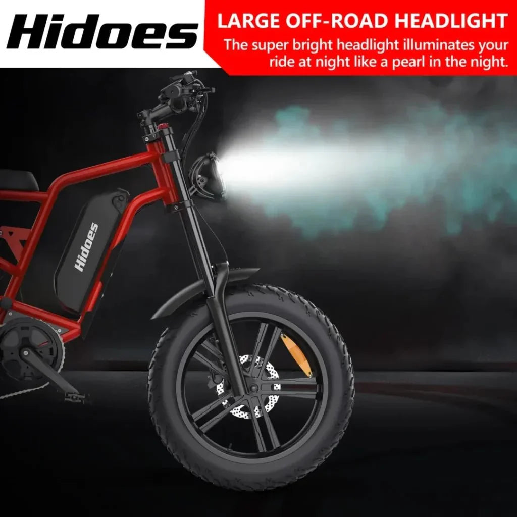 Hidoes B6 20" Fat Tyre Electric Electric Bike 700W 48V 15.6AH