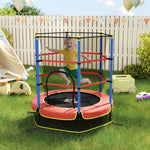 HOMCOM Kids Trampoline Safety Net