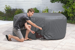 Large square thermal cover fitted to a Tuscany or Maldives hot tub