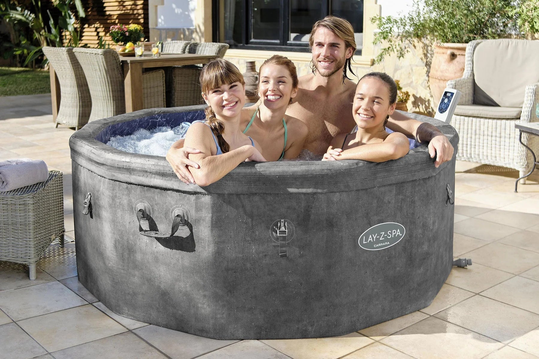 Lay-Z-Spa Carrara ThermaCore™ UltraFit™ AirJet™ Hot Tub 12