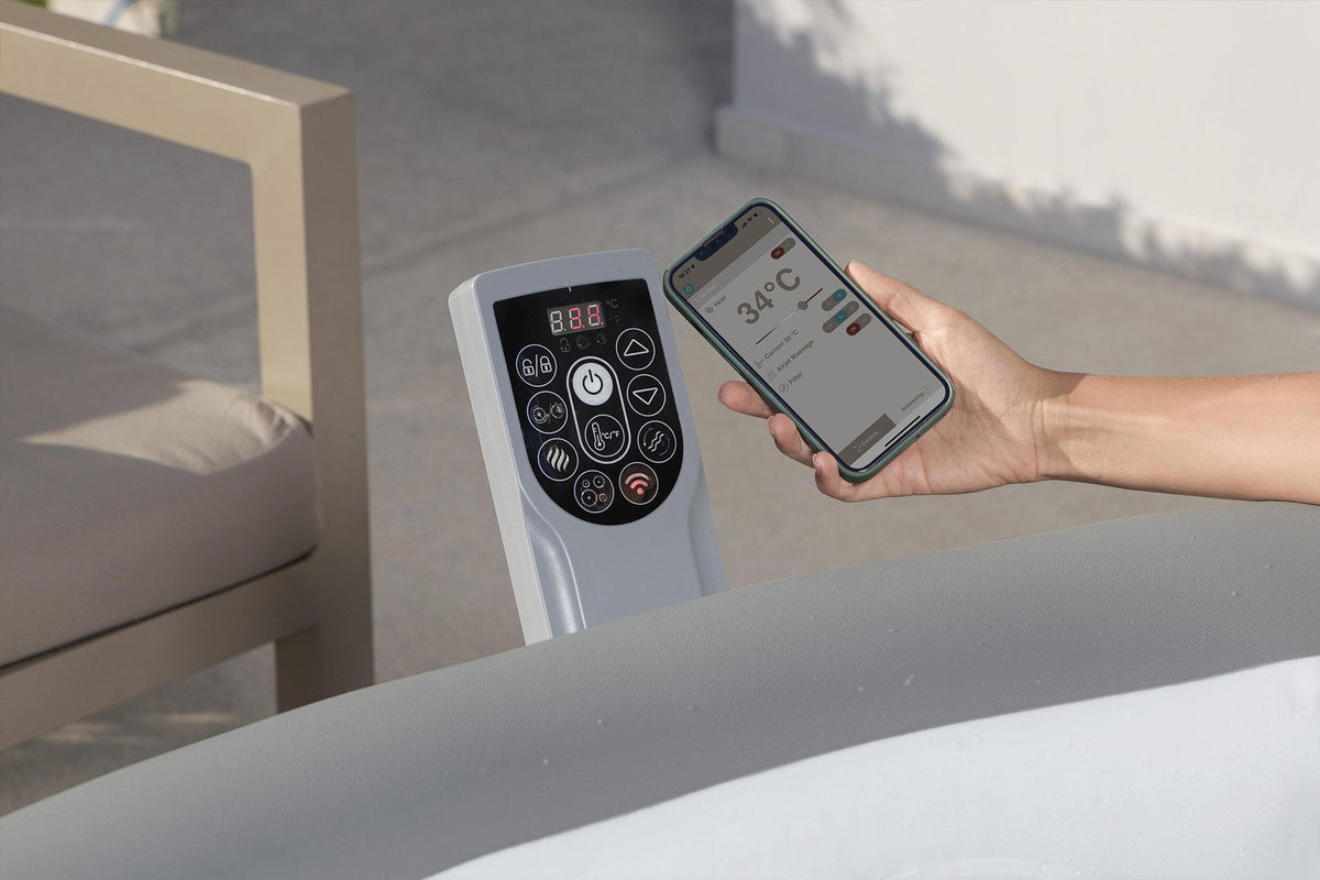 Lay-Z-Spa Grenada EnergySense® Smart AirJet™ 8 Person Hot Tub - official product image 10