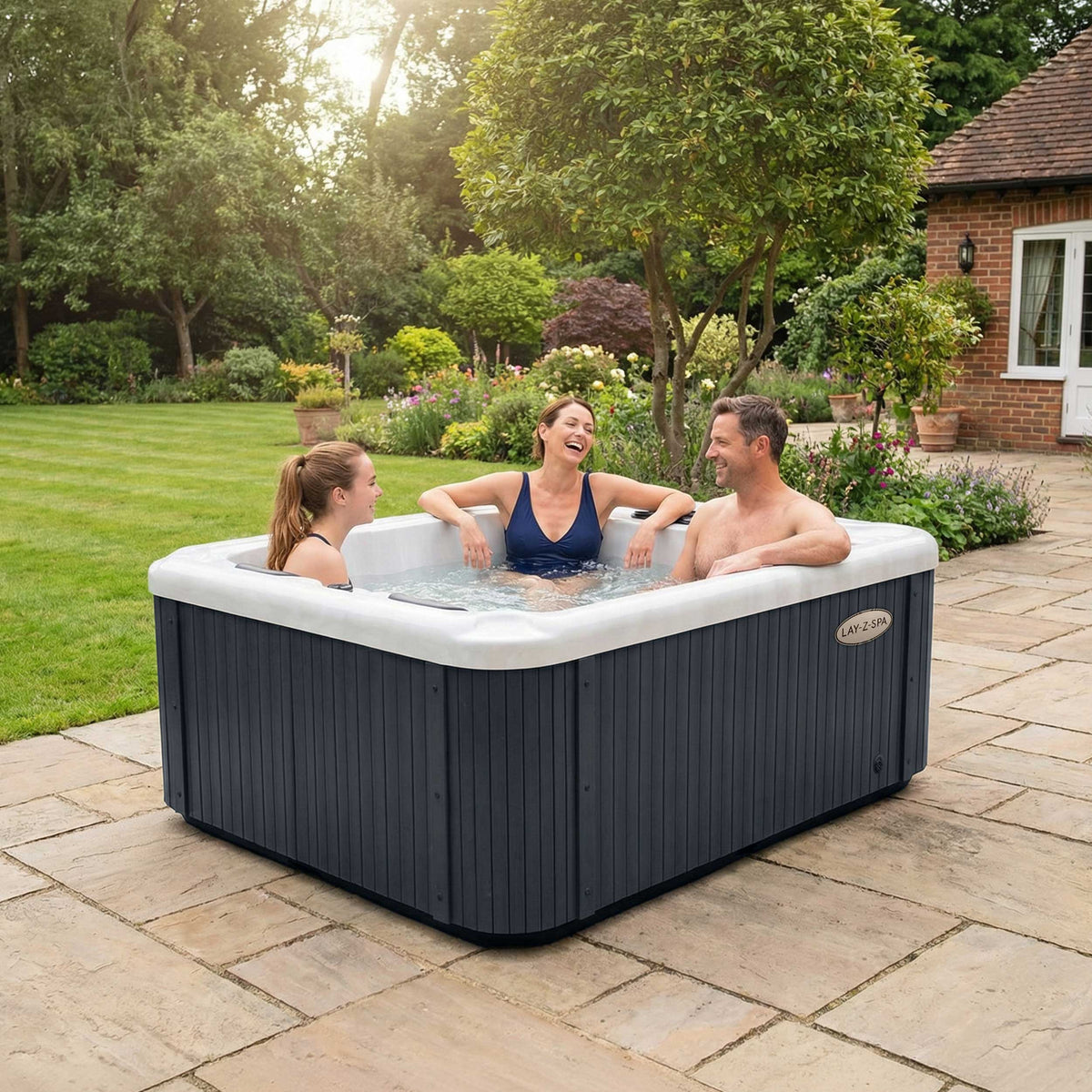 Lay-Z-Spa Monte Carlo HydroJet Pro™ 3 Person Rigid Wall Hot Tub - official product image 2