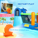 AIYAPLAY Shark Bounce House with Slide