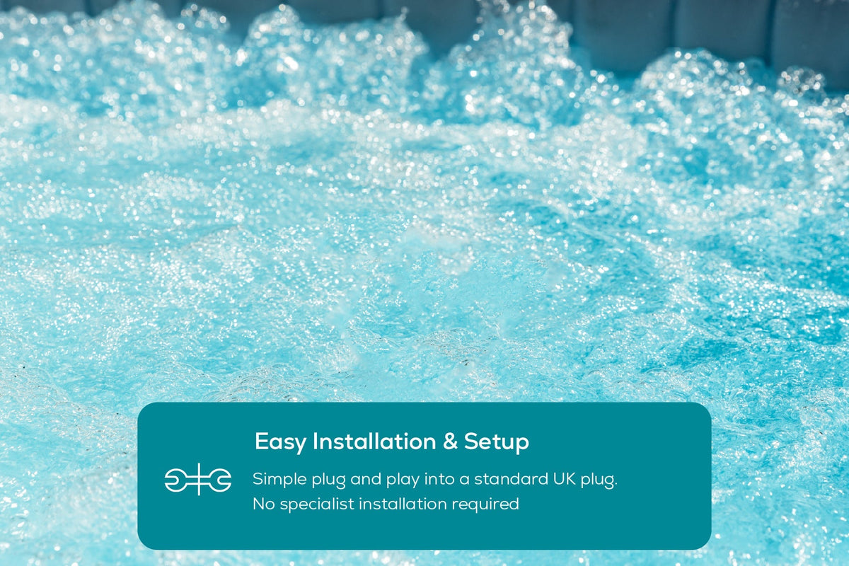 Lay-Z-Spa Monte Carlo HydroJet Pro™ 5 Person Rigid Wall Hot Tub - official product image 4