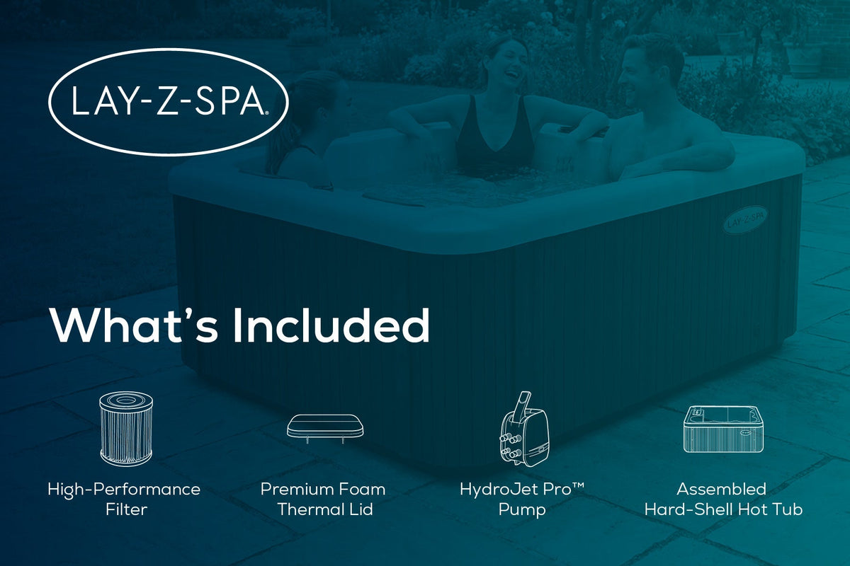 Lay-Z-Spa Monte Carlo HydroJet Pro™ 5 Person Rigid Wall Hot Tub - official product image 13