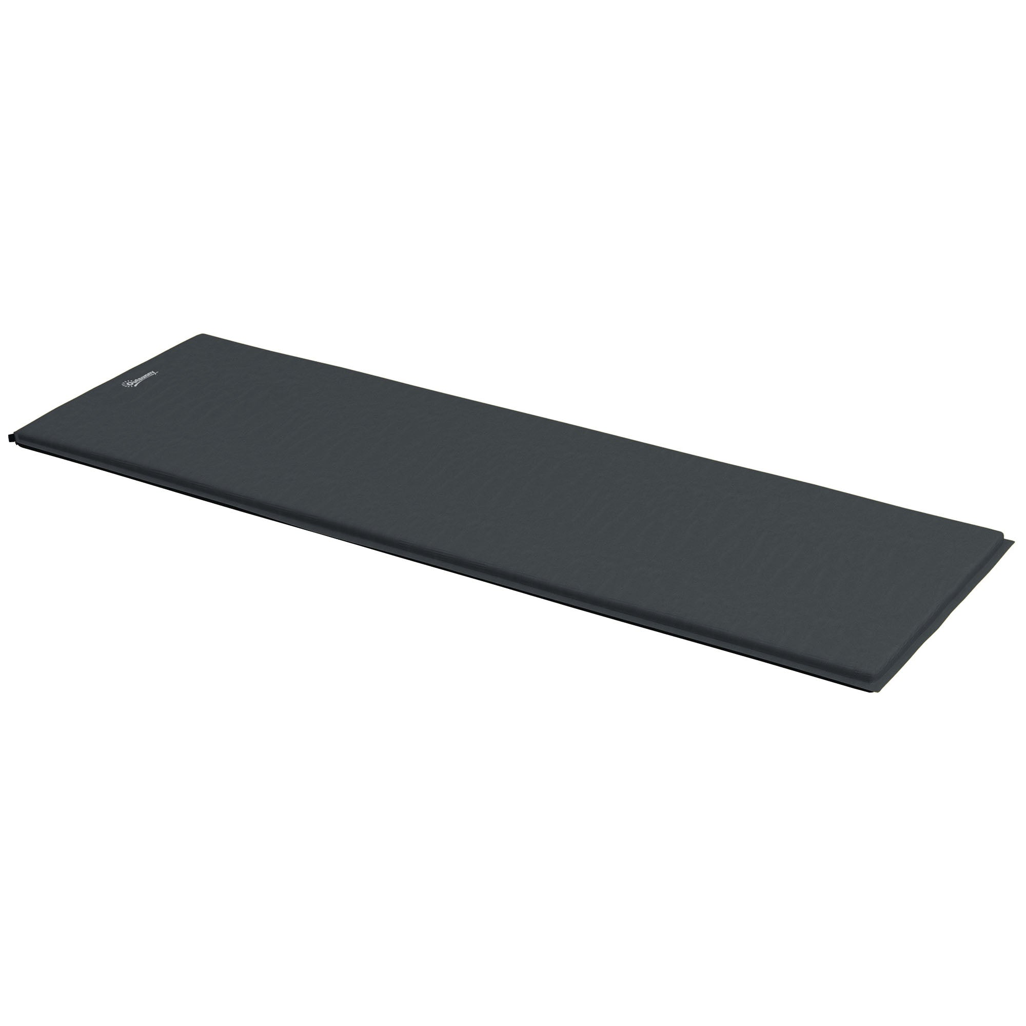 Outsunny Single Inflatable Mattress, with Carry Bag - Grey