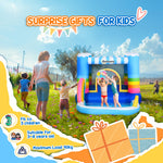 Outsunny Kids Bouncy Castle with Pool & Climbing Wall