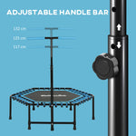 SPORTNOW 45" Bungee Fitness Trampoline with Handle - Blue