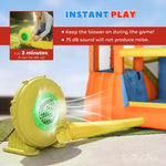 AIYAPLAY 5-in-1 Bouncy Castle with Dual Slides