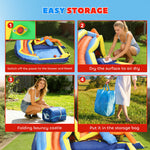 AIYAPLAY Bounce House with Ball Pit & Climbing Wall