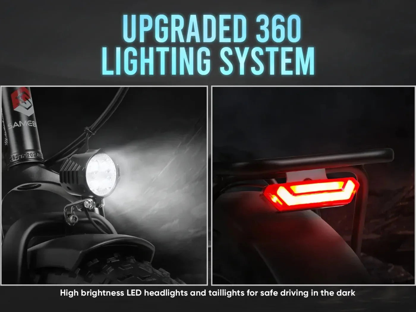 Samebike LOTDM200 Fat Tyre Electric Bike 750W 48V 13Ah