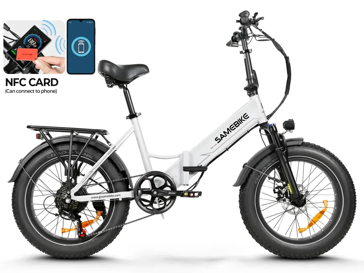 Samebike LOTDM200 Fat Tyre Electric Bike 750W 48V 13Ah