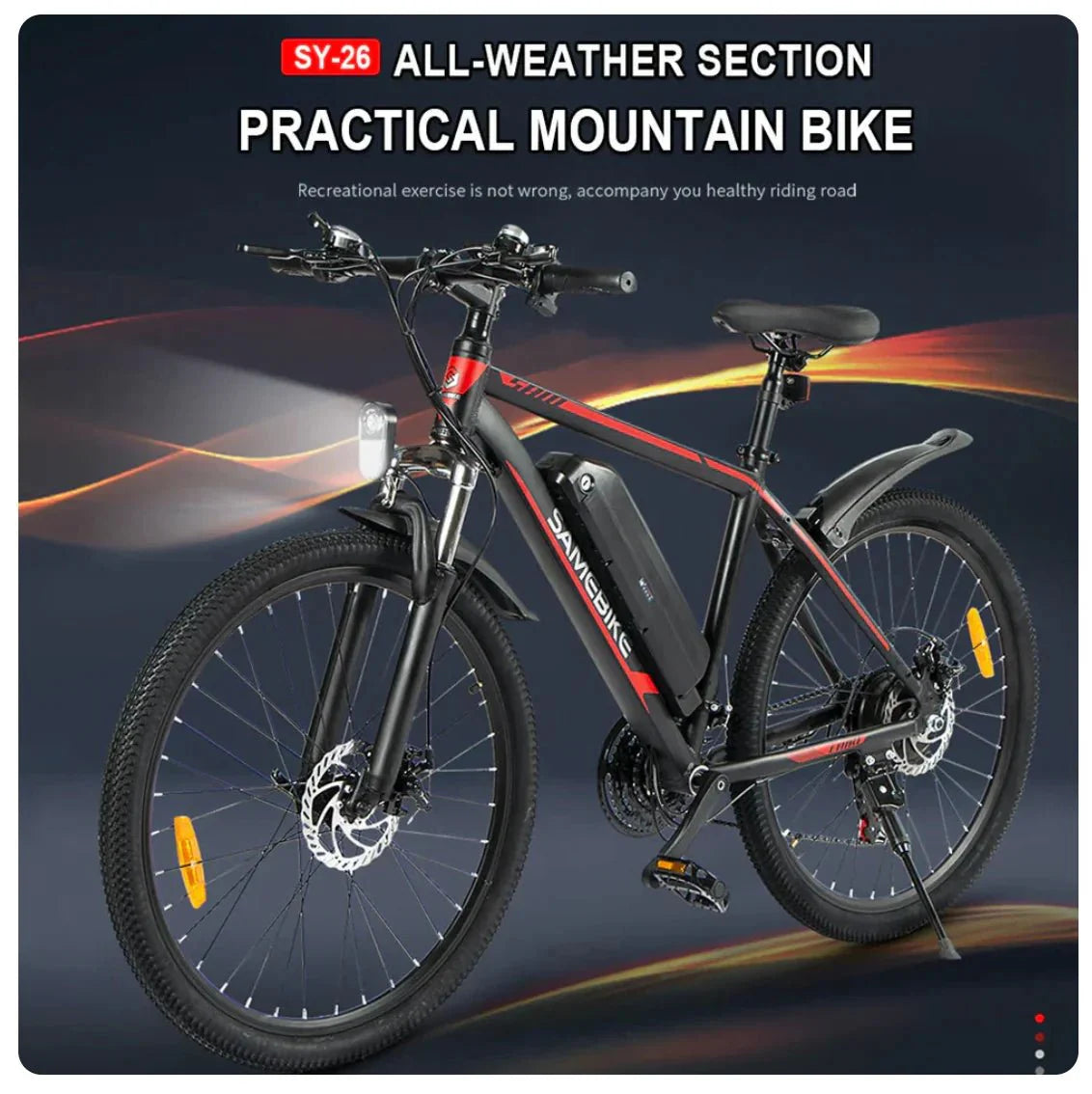 Samebike SY26 - II FT 26” Electric Bike 750W 36V 13Ah