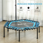 SPORTNOW 45" Bungee Fitness Trampoline with Handle - Blue