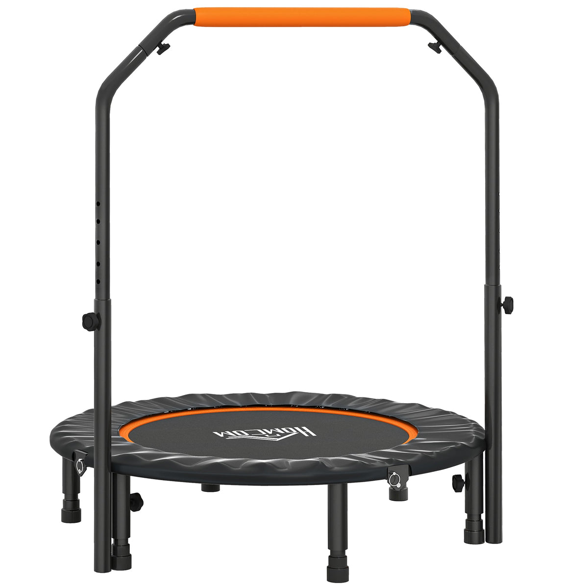HOMCOM 40" Foldable Mini Fitness Trampoline - Black