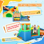 AIYAPLAY 8-in-1 Bounce House with 550W Blower